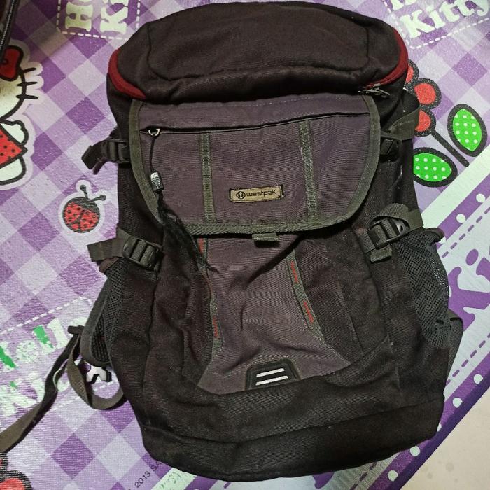 Tas ransel westpak abu abu thrift