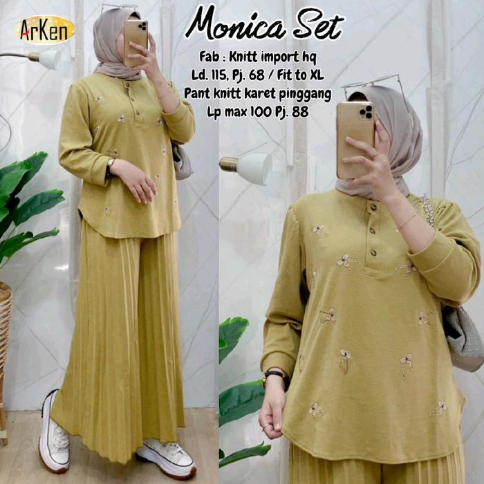 Monica setelan dewasa terlaris bestseller original by arken