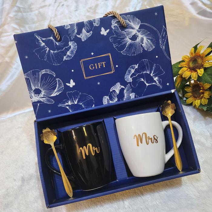 BOXOFSEASON Mug Couple Wedding Gift / Hampers Mug Mr Mrs