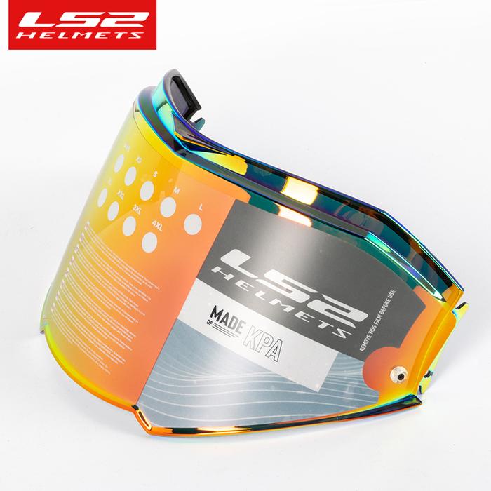 LS2 Valiant II Helmets Visor Chrome Red Rainbow Lens Suitable for Ls2