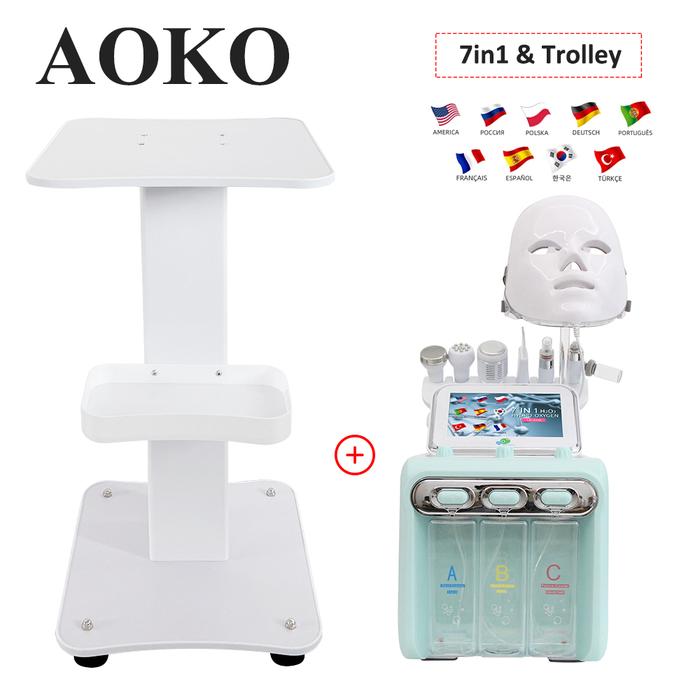 New Hydro Dermabrasion Facial Machine Water Oxygen Face Deep Cleansing Aqua Peeling Bio Lifting H2O2