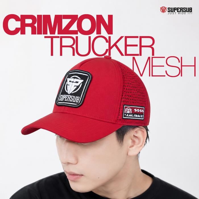 SUPERSUB TRUCKER MESH CRIMZON