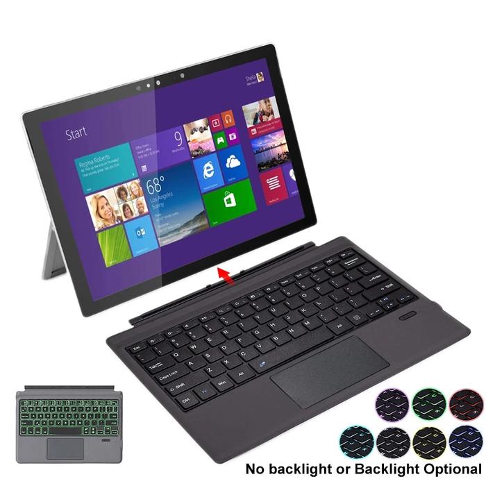 Wireless Bluetooth Keyboard Backlight Touchpad Keyboard Tablet PC