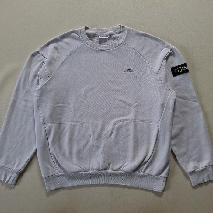 CREWNECK NATIONAL GEOGRAPHIC PATCH ORIGINAL 100%