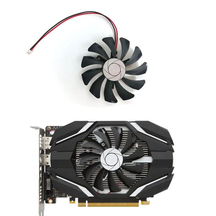 Video Card Fan For MSI MSI GeForce GTX 1050 1650 1050Ti RX 550 GT 1030 85MM HA9010H12F-Z Graphics Ca