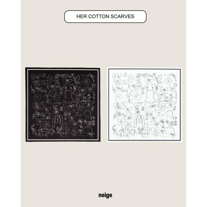 Neige - Her Cotton Scarves