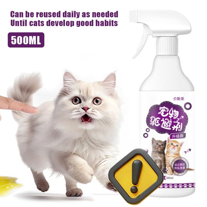 Semprotan Parfum Pengusir Kucing BAB PUP Sembarangan ampuh Cat Repellent 500ml
