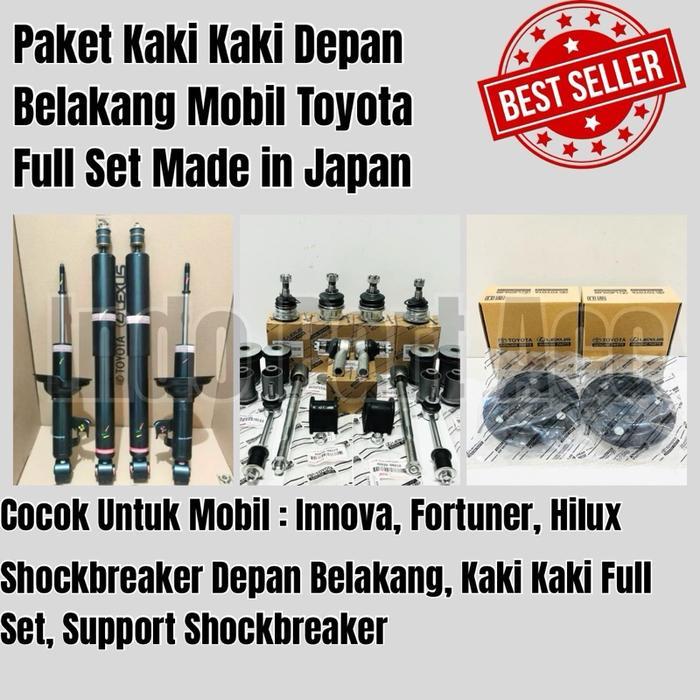 Shockbreaker - Ball Joint - Bushing - Long Tierod - Link Stabilizer Innova Fortuner Hilux Original