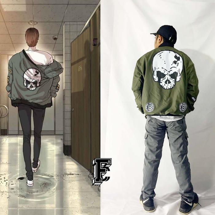 Jaket Bomber Sung Taehoon Outfit By How To Fight Comic Korea