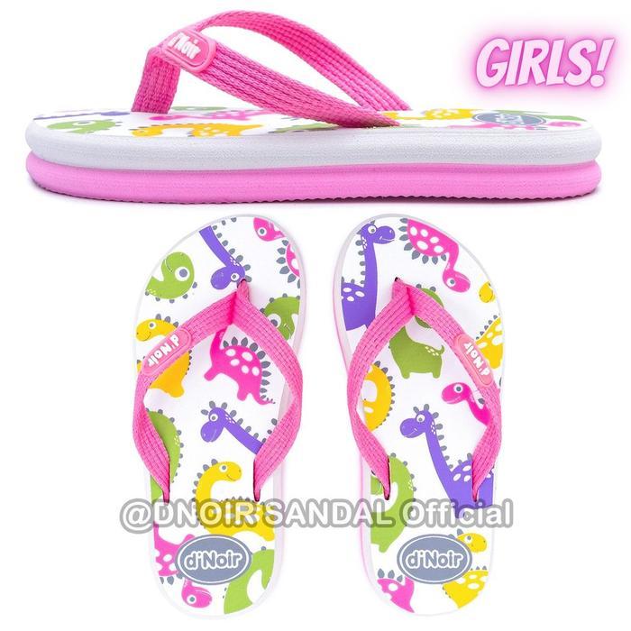 Dnoir Sandal Jepit Anak Laki Laki & Perempuan Dino Size 25 - 36 Fashion