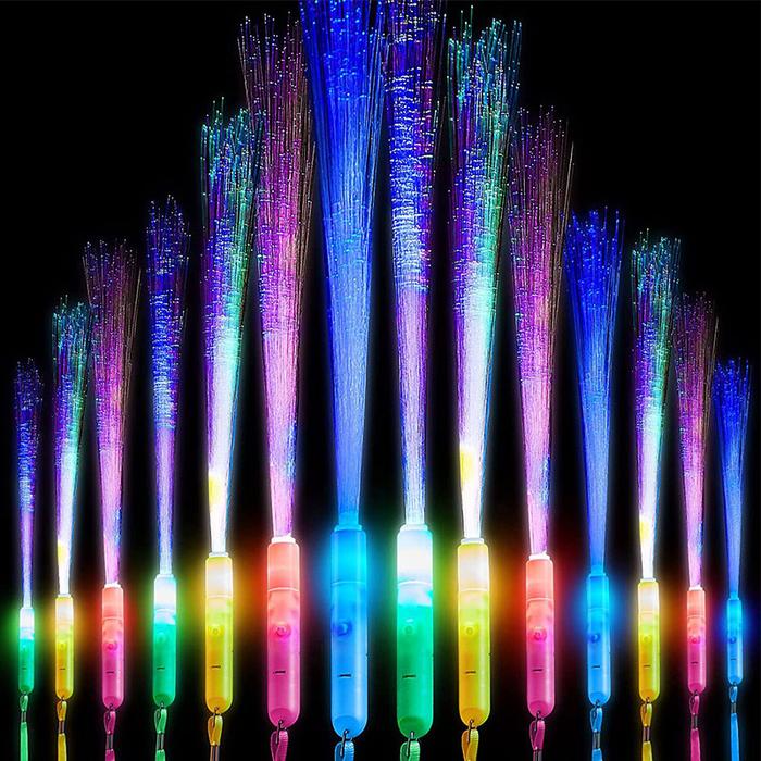 12 Pack Glow Stick Glow Fiber Stick Glow Stick LED Toy Party Night
