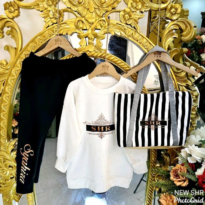NEW * SET 3 IN 1 SWEATER OVERSIZE SHR KIDS