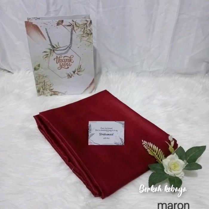 MURMER!PAKET  BRIDESMAID SATIN VELVET BY ROBERTO CAVALLI(FREE PAPER BAG DAN CARD)