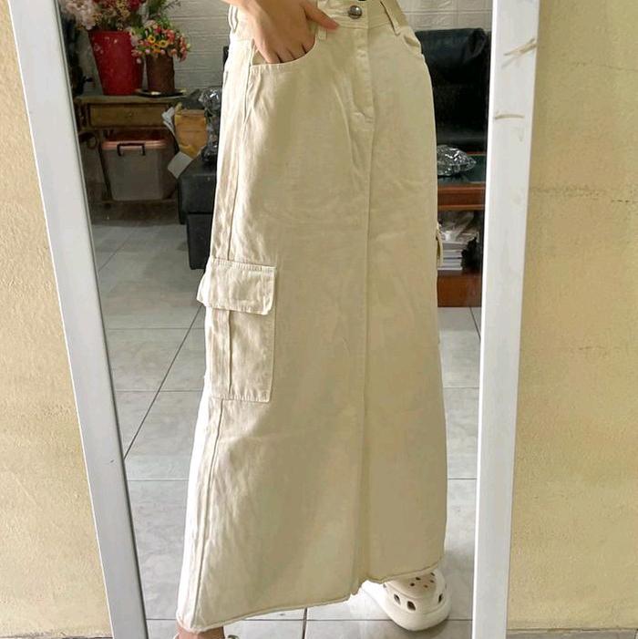 Cargo Rok jeans premium Ckey wanita fashion wanita terlaris