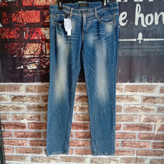Celana jeans cewek Blueskin-thrif Panjang Wanita Dewasa