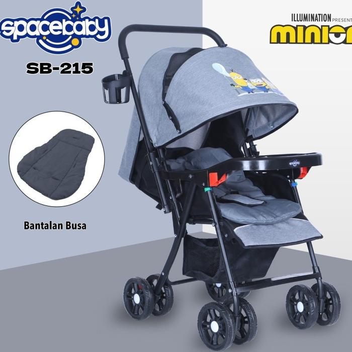New Stroller Space Baby Sb203 Baby Stroller Space Baby Sb215 ( Handle 2 Arah ) Karakter Minion