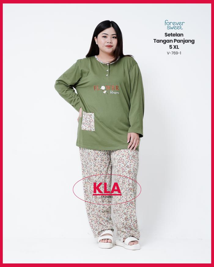 Baju Tidur PP Forever Super Jumbo 5XL Ld125