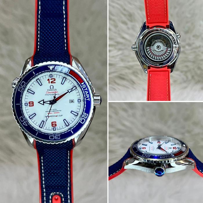 Omega Seamaster Planet Ocean Coaxial 600m Cup Limited White Dial Automatic
