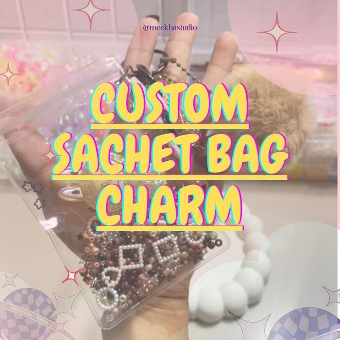 Custom Sachet Bag Charm Aksesoris