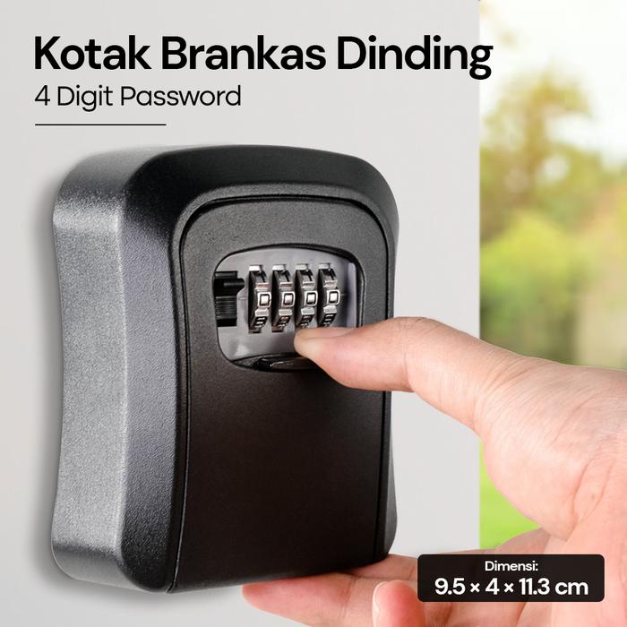 Masogi Mall - Kotak Kunci Digital | Key Safe Box | Tempat Penyimpanan Kunci