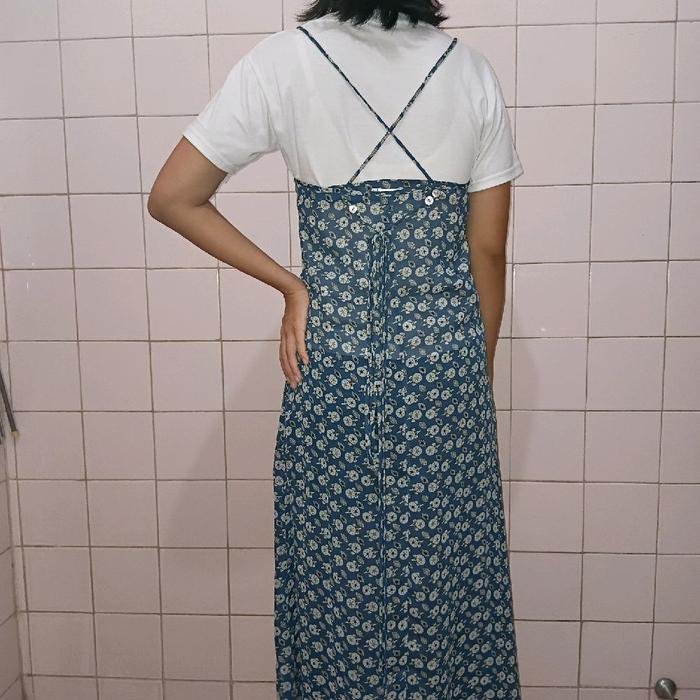 Dress Panjang Tangtop Transparan