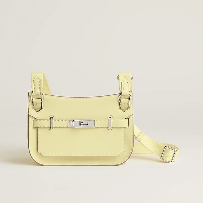 Tas Premium Wanita,Tas messenger,HERMES,Jypsiere Mini Shoulder Bag,yellow