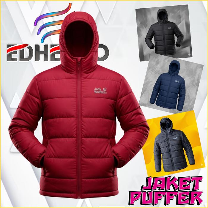 Jaket Kembung Dakron JWS - Jaket Puffer Dalaman Dakron EDHERTO Adventure - Jaket Dakron Tebal JWS