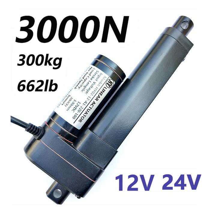 DC 12V 24V 3000N Electric Linear Actuator Linear Motor Moving