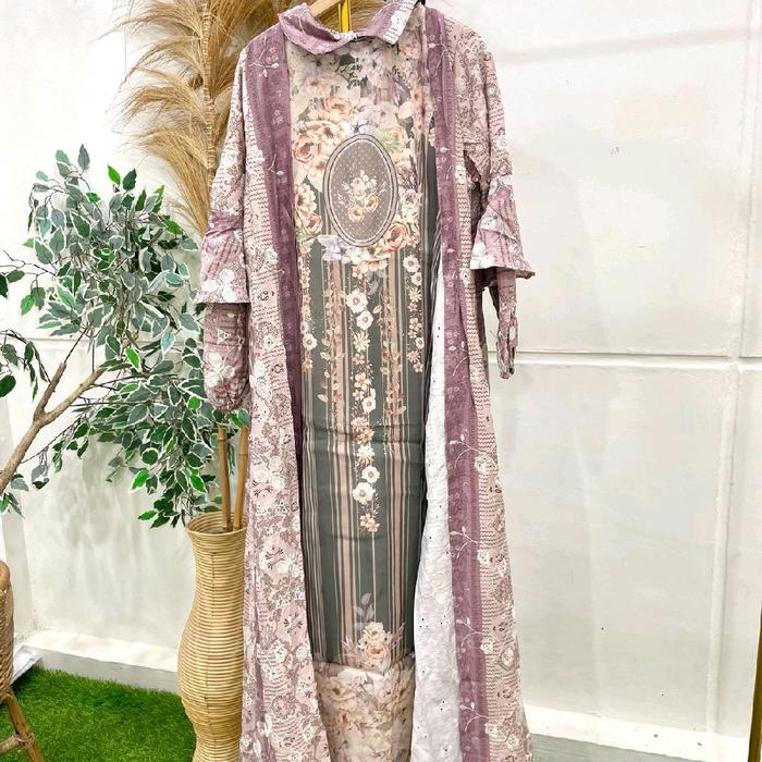 dress omg mewah /gamis lebaran omg /gamis pesta pesona omg