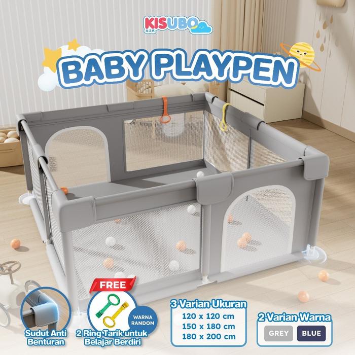 TERLARIS KISUBO Playpen Pagar Pengaman Bayi Tempat Bermain Anak Pagar Mainan Anak Pagar Bayi Kolam  