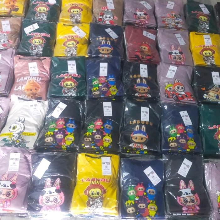 Paket usaha kaos anak katun combed