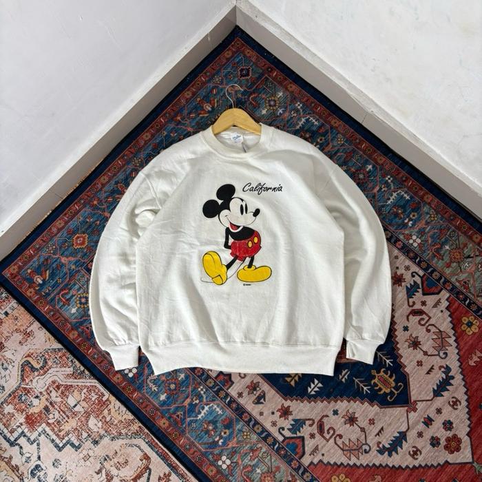 Crewneck Vintage Disney White Second