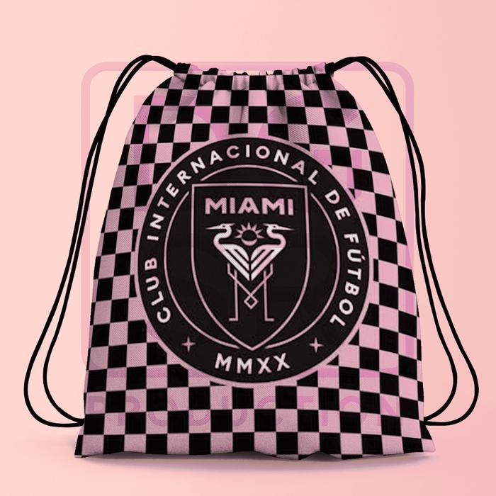 Tas Serut Bola | Ransel | Drawstring Bag | Gymsack | Waterproof | Unisex | Inter Miami
