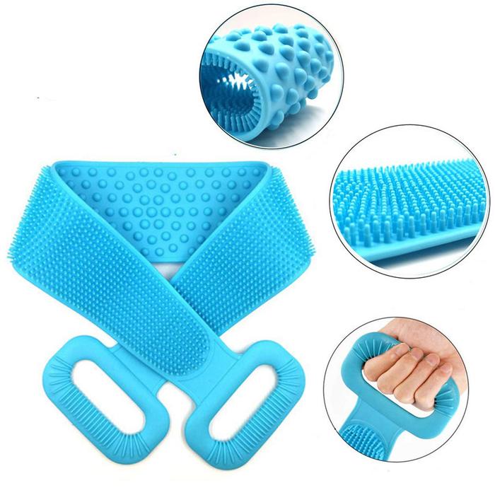 Double-sided silicone scrubbing towel bath towel bath back scrubbing