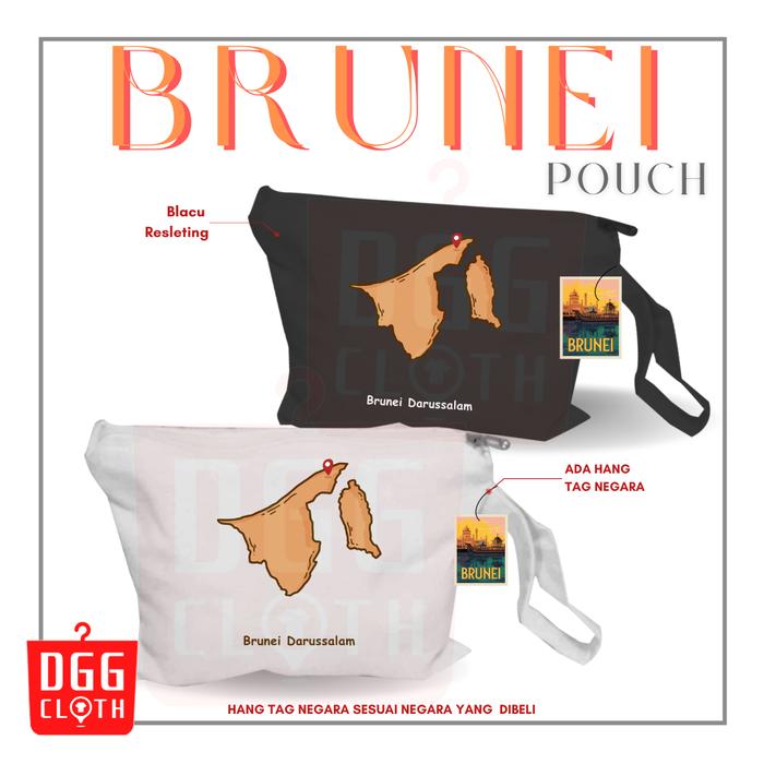 DGGClothing Pouch Brunei Pouch Souvenir Oleh Oleh Brunei Type 3