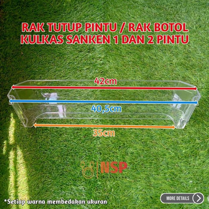 Rak Botol Tutup Kulkas Original Sanken 1 Pintu dan 2 Pintu