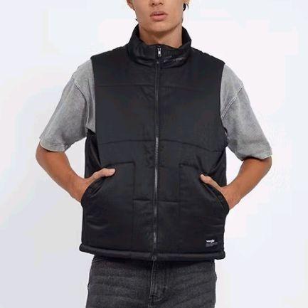 Wrangler Vest Pria Sleeveless Reguler Original Boones 01A25 Black - Jaket Tanpa Lengan untuk Pria