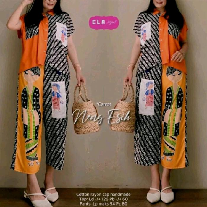SETELAN TEJO KEPANG PARANGG SEMERBAK BATIK ORIGINAL PREMIUM SETELAN WANITA TERBARU Rayon PREMIUM P5