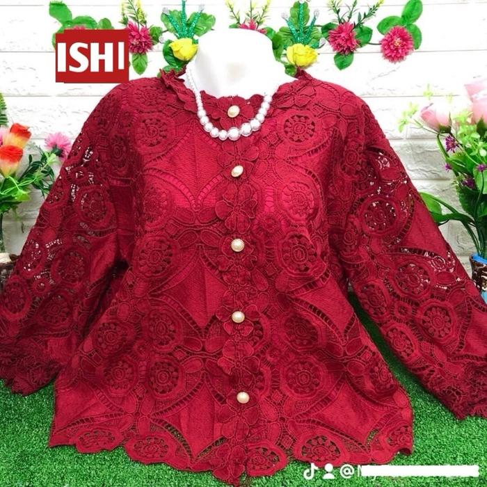 Atasan brokat bangkok terbaru edisi jumbo baju pesta wanita