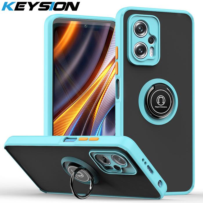 KEYSION Fashion Matte Case for Xiaomi POCO X4 GT X4 Pro 5G X3 NFC