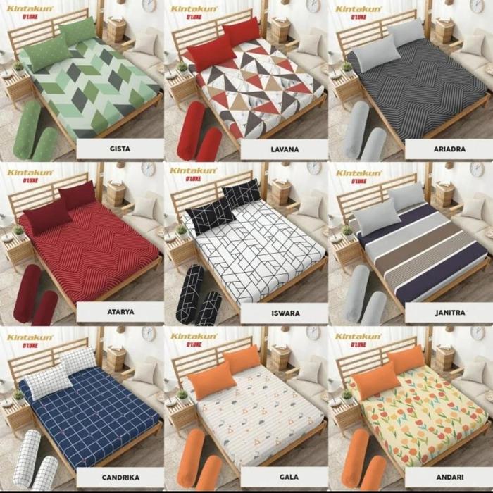 Sprei Kintakun Dluxe 180x200 sprei nomer 1