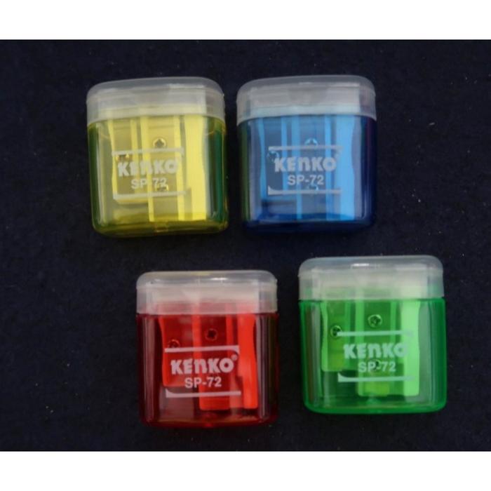 Sharpener/Rautan Kenko Pensil SP-72 (2 hole) Dan Vivo Maped (1 hole) Faber castell Serutan Peruncing