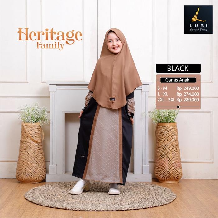 Sarimbit Heritage Family Gamis Anak Lubi 2022