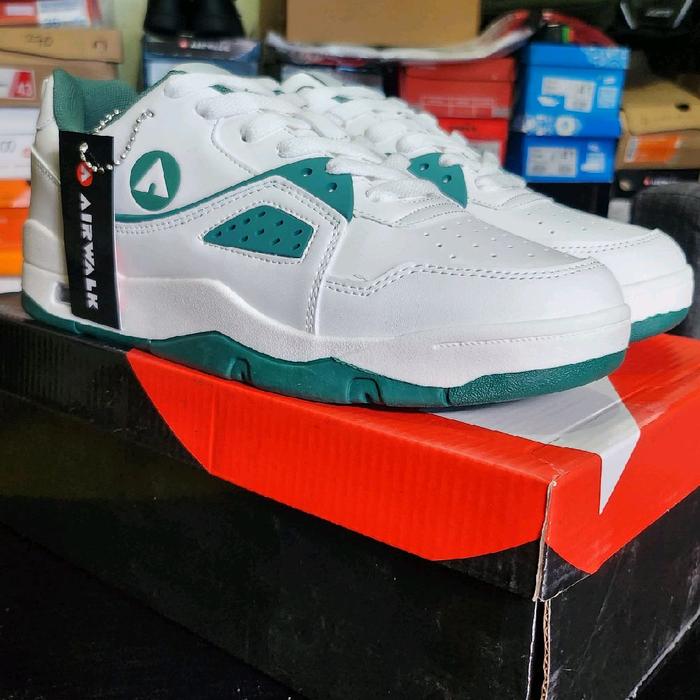 SNEAKER PRIA/WANITA AIRWALK SIZE 40 WARNA PUTIH HIJAU