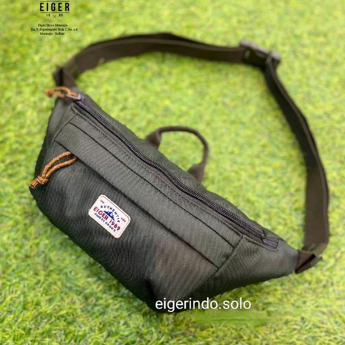 EIGER001 BRIG SLIM WAISTBAG OLIVE