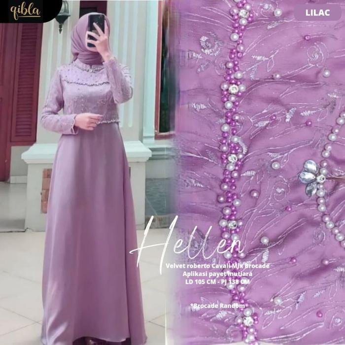 TERMURAH - JUMBO READY - HELEN MAXY SONIA DRESS SIZE STANDAR DAN JUMBO MUTIARA MAXY BRUKAT JUMBO MOD