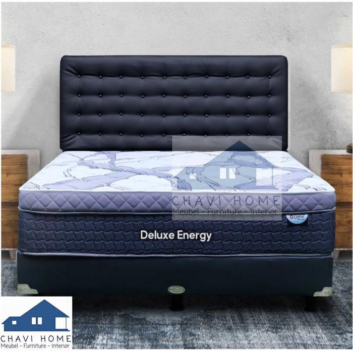 CENTRAL Springbed kasur / set central deluxe energy spring bed orthopedic