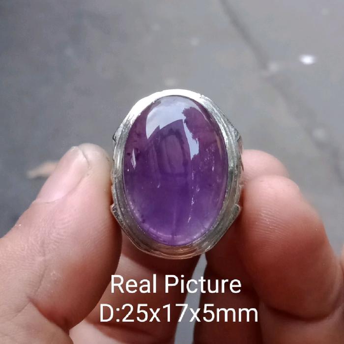 Batu Permata Kecubung Amhetys Natural Brazil Medium Top Real Quality(Realpict) Stok 1