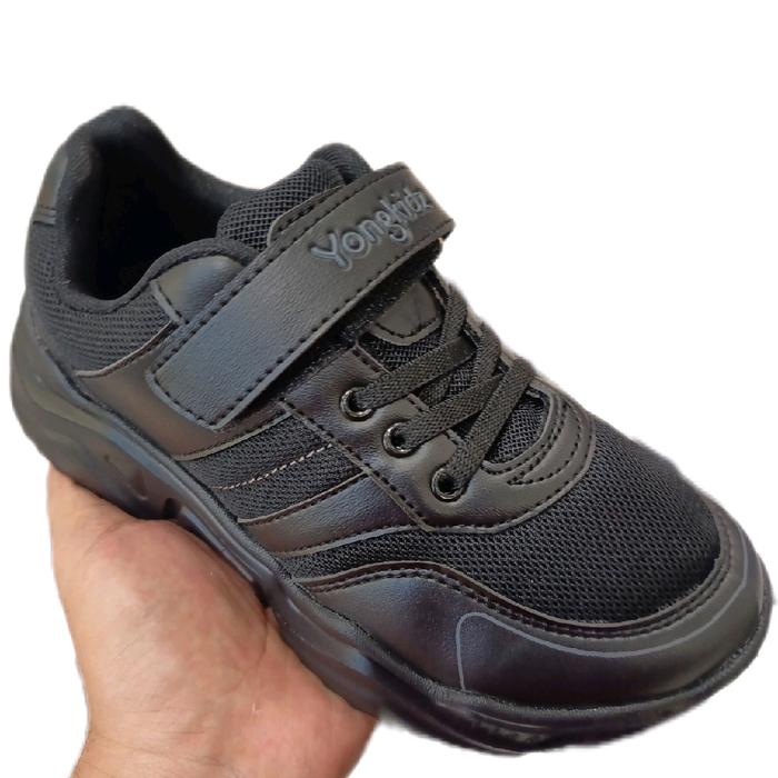 sepatu sekolah anak yongkidz full black