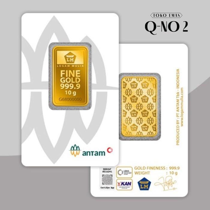 Logam Mulia LM Emas Antam 10g / 10 gram Certieye